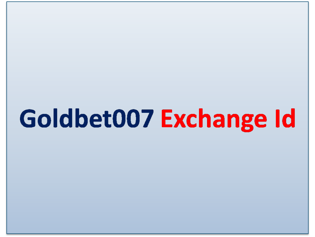 Goldbet007 Exchange ID